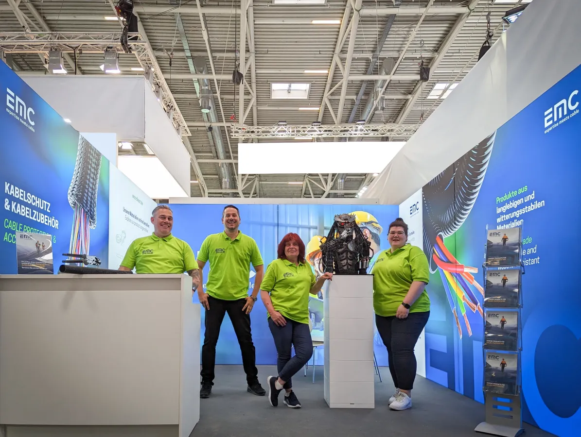 EMC-direct war 2023 auf Fachmessen wie der InterSolar präsent. (© EMC-direct)