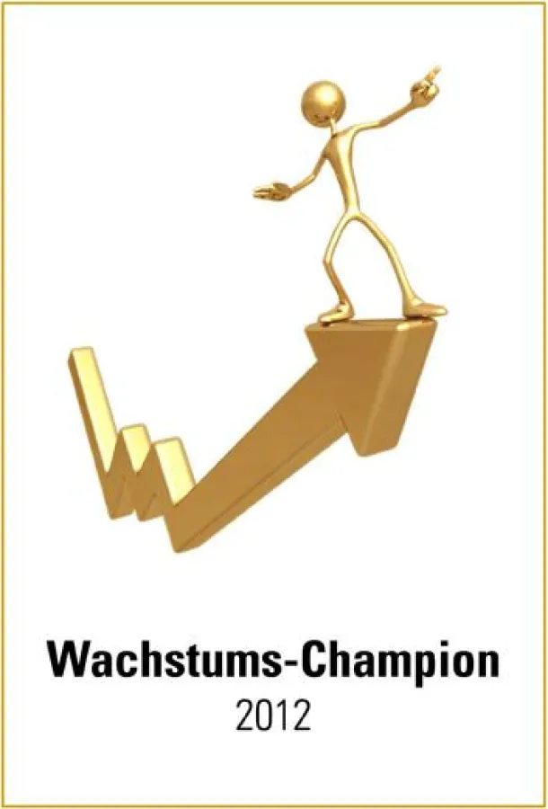 Wachstums-Champions Signet. (Bildquelle: KALKBRENNER-Unternehmensberatung)