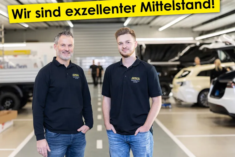 Bild: INTAX Innovative Fahrzeuglösungen GmbH als Exzellenzbetrieb des Deutschen Mittelstands ausgezeichnet