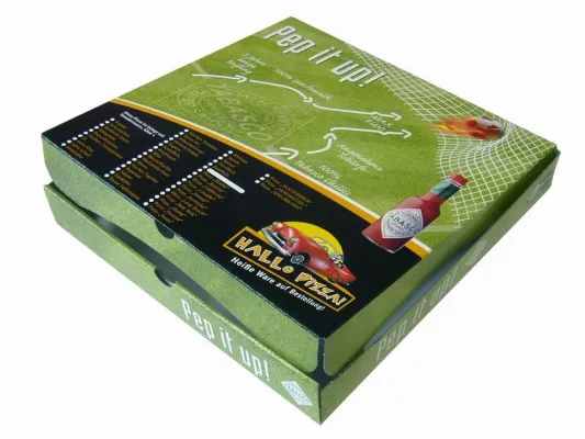 Bild: Pizzboxx startet für TABASCO größte internationale Ambient-Kampagne