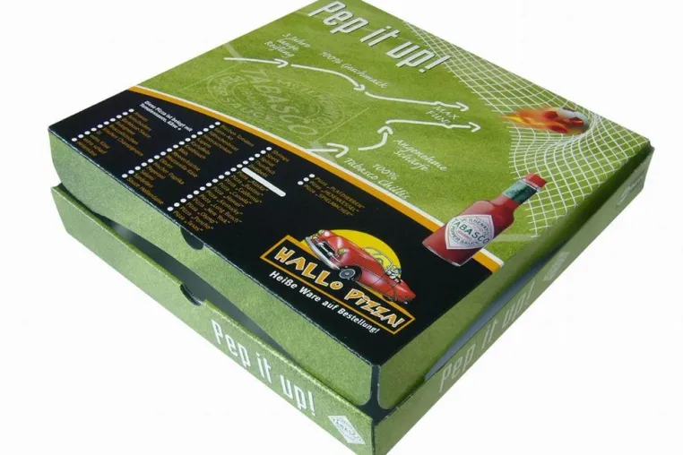 Bild: Pizzboxx startet für TABASCO größte internationale Ambient-Kampagne