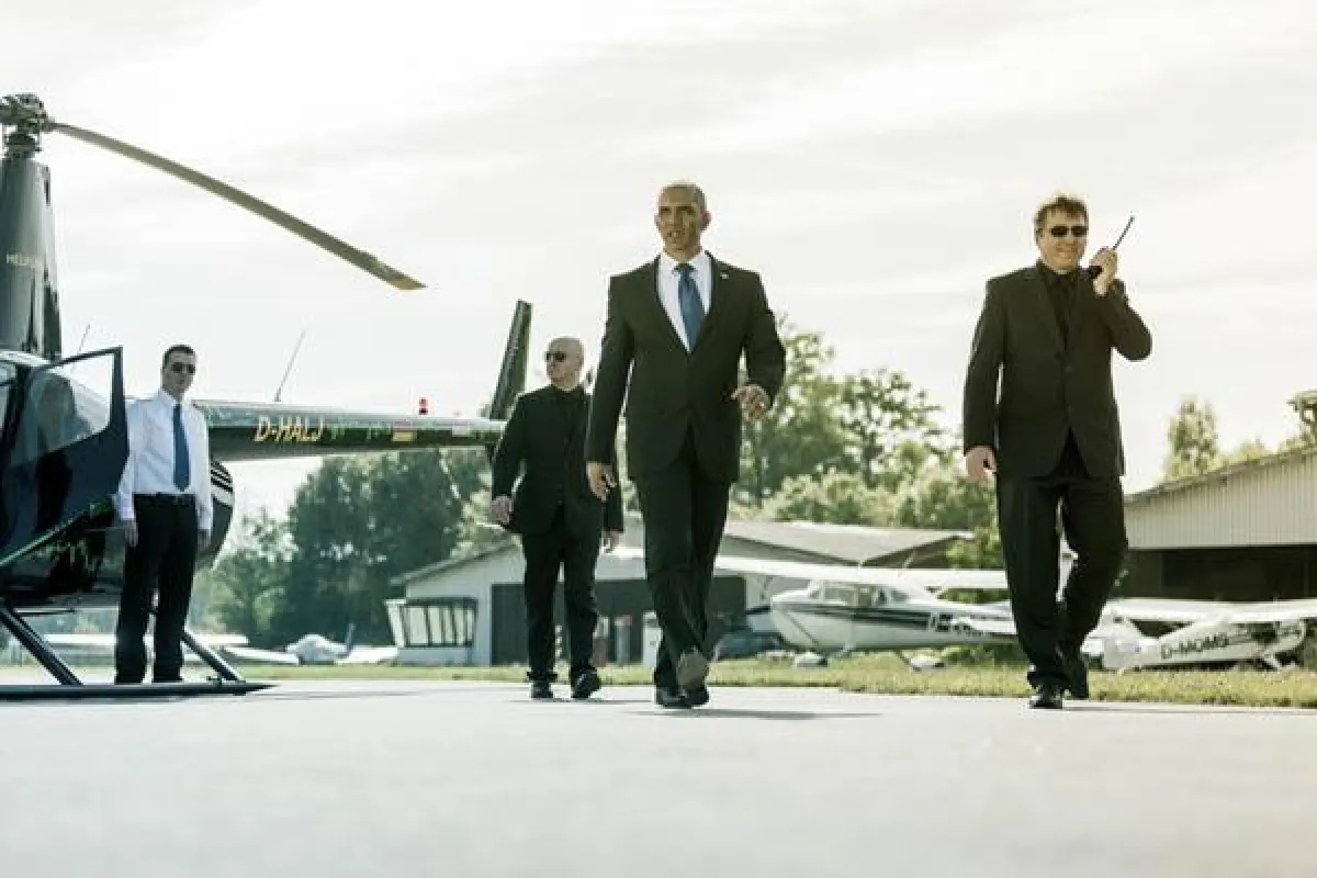 Barack Obama und Dirk Schepanek in Jesenwang?