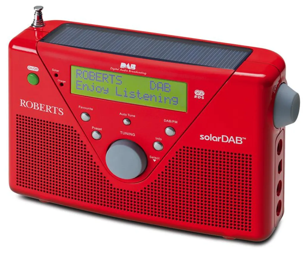 Roberts Radio solarDAB - weltweit erstes solarbetriebenes DAB+ Digitalradio
