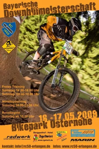 Bild: 16./17.05.09 - Bayerische Downhillmeisterschaft, Osternohe