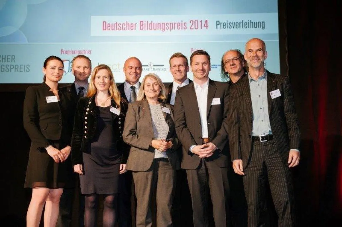 Materne Training beim Deutschen Bildungspreis (rechts: Andreas Materne)