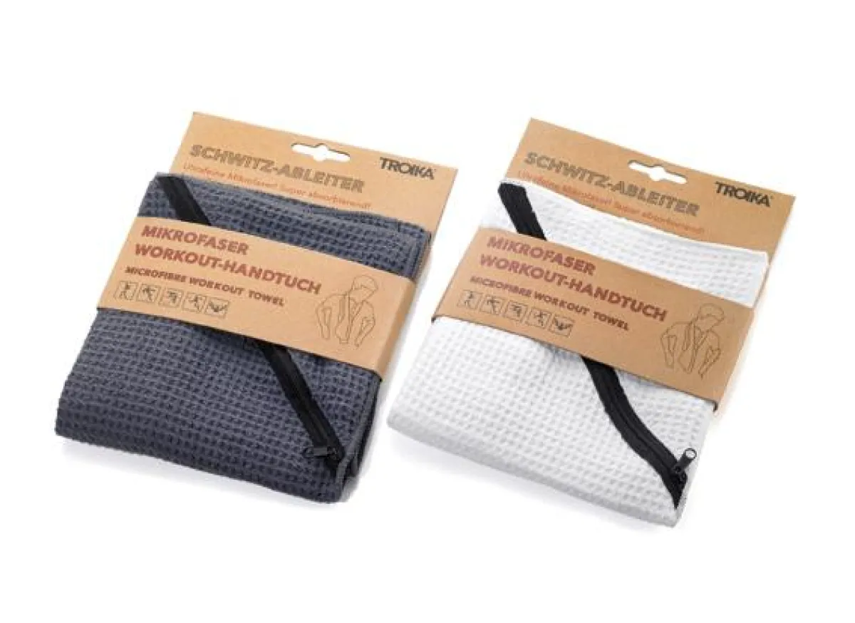 Schwitzableiter, Workout-Handtuch, Design: TROIKA Design Werkstatt