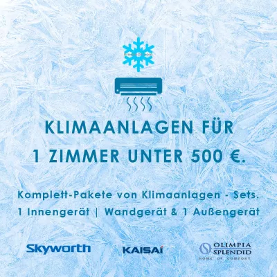 KLIMAANLAGEN SETS FÜR 1 RAUM, FÜR UNTER 500 EURO ! ! ! Bild: KLIMAANLAGEN SETS FÜR 1 RAUM, FÜR UNTER 500 EURO ! ! !