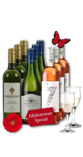 Bild: RED SIMON und Holmegaard feiern Midsummer: südafrikanischer Premiumwein und dänische Glaskunst im Partypaket