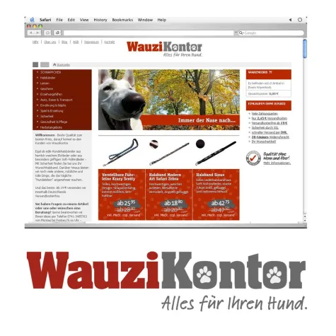 Bild: Internetversandhändler Wauzikontor launcht Internetseite