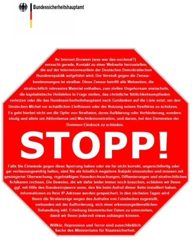 Telemediengesetz-Skandal Bild: Telemediengesetz-Skandal