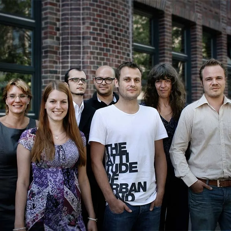 v. l. n. r.: Kristin Müller, Nadine Jeschio, Alexander Krippahl, Ramzi Maamer, Patrick Brandecker, Andrea Pollig, Christoph Bressmer