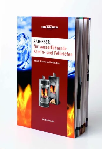 Bild: Oranier gibt Nachschlagewerk zu wasserführenden Kamin- und Pelletöfen heraus