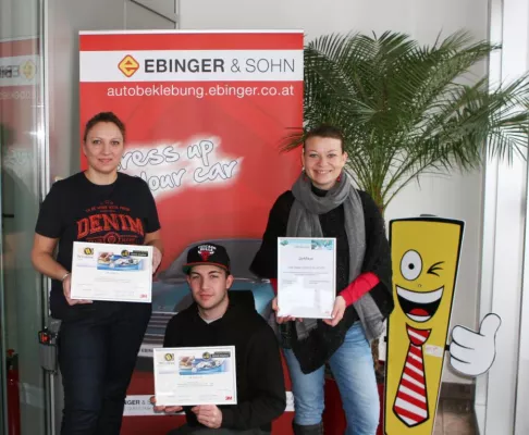 Bild: Ebinger & Sohn erhält Zertifikat für Folienlösungen