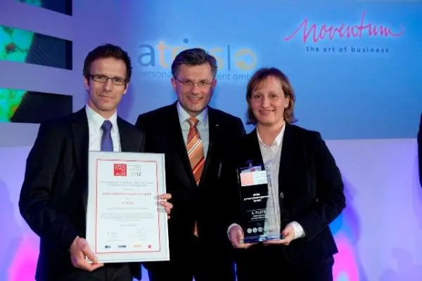 Bild: atrias personalmanagement ist zweitbester Arbeitgeber Deutschlands