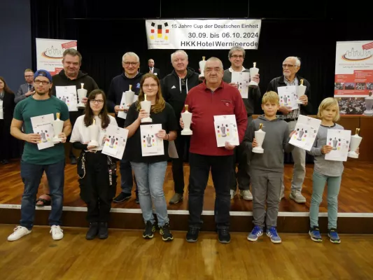 Jubiläum beim Schach in Wernigerode 15 Jahre Cup der Deutschen Einheit Bild: Jubiläum beim Schach in Wernigerode 15 Jahre Cup der Deutschen Einheit