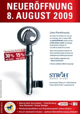 Ströh Horse Shop feiert Neueröffnung in Hamburg Bild: Ströh Horse Shop feiert Neueröffnung in Hamburg