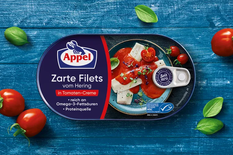 Gelungener Packaging Relaunch für Traditionsmarke Appel Feinkost von HAJOK Bild: Gelungener Packaging Relaunch für Traditionsmarke Appel Feinkost von HAJOK