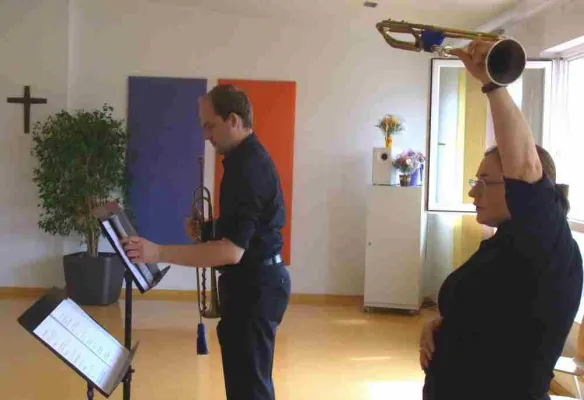 Bild: Trompetenmusik hoch im Kurs