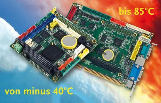 Bild: CPU Board - arbeitet von –40°C bis 85°C