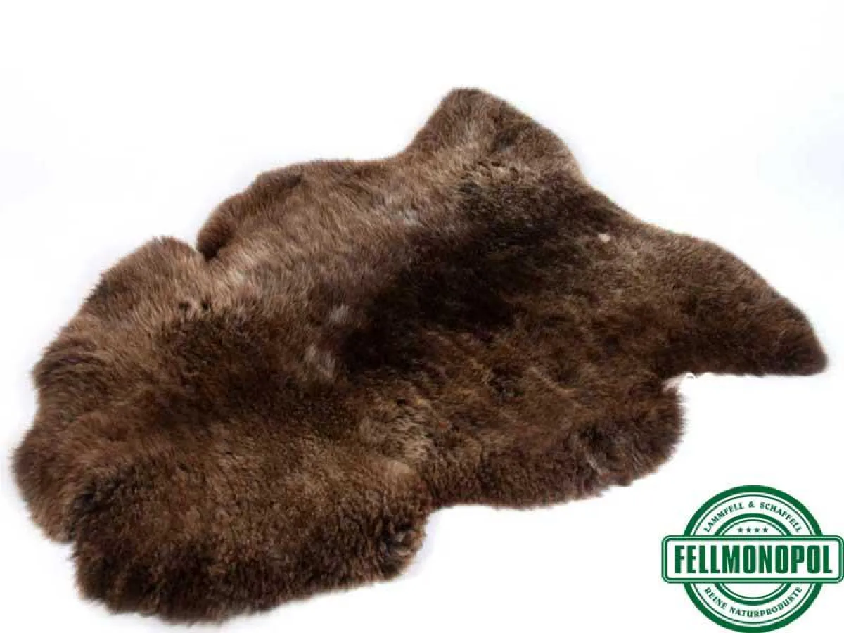 Merino Schaffell, naturbraun