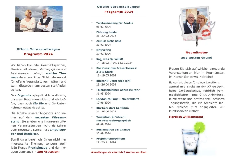 keller ! consulting veröffentlicht Seminar- und Trainingsprogramm für 2024 Bild: keller ! consulting veröffentlicht Seminar- und Trainingsprogramm für 2024