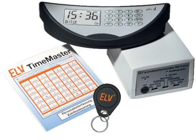 Bild: Professionelle Zeiterfassung ELV-TimeMaster als nützliches Verwaltungstool