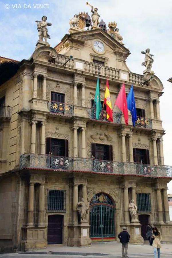Das Rathaus von Pamplona