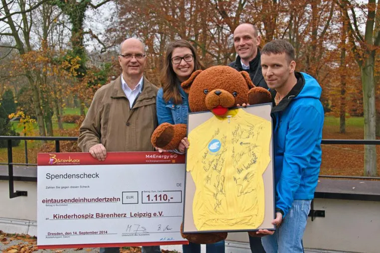 1.110 Euro für Kinderhospiz Bärenherz Bild: 1.110 Euro für Kinderhospiz Bärenherz