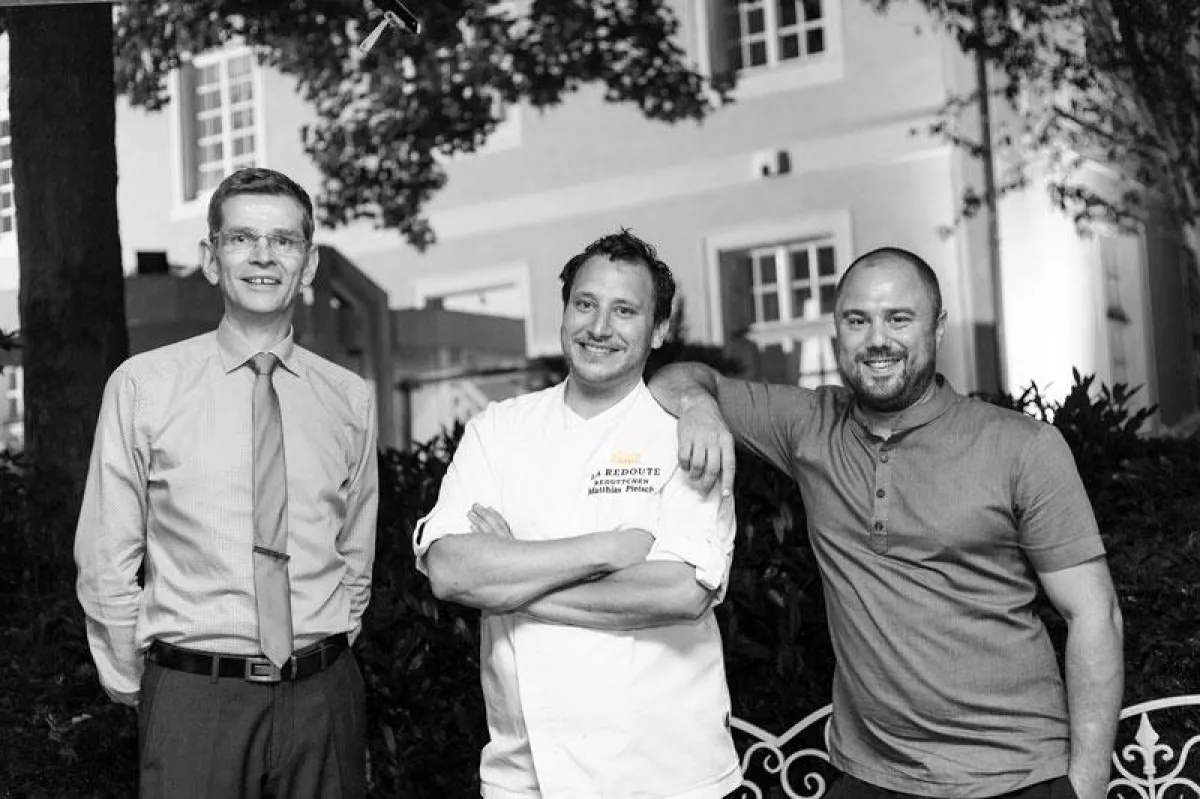 Klaus W. Sasse, Matthias Pietsch, Peter H. Müller (v.l.n.r., Foto: Redoute Bonn GmbH)