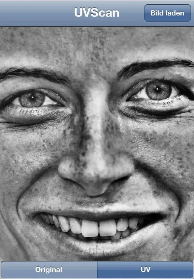 Visualisierung von Lichtschäden auf dem iPhone