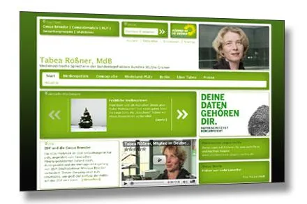 Bild: net4media launcht neue TYPO3-Homepage für die Bundestagsabgeordnete Tabea Rößner