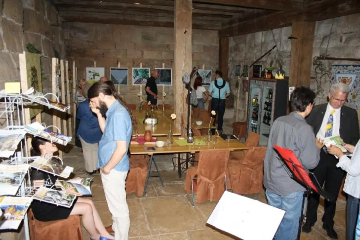 Vernissage Stockwerke im Wäscherschloss 2014