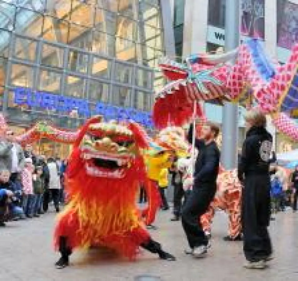 Europaweit größter chinesischer Drachen- und Löwentanz in Hamburg