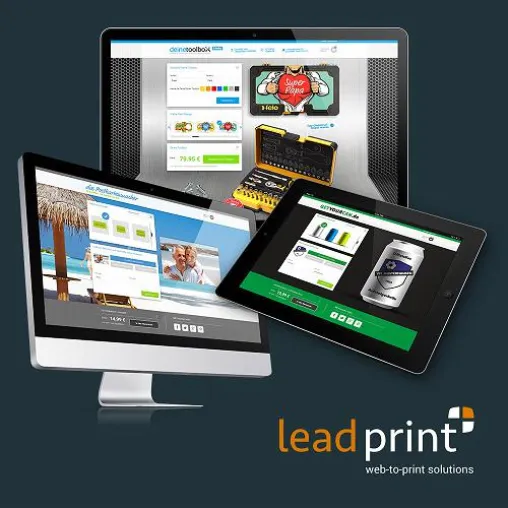 Erster Web-to-Print MicroShop von Lead-Print Bild: Erster Web-to-Print MicroShop von Lead-Print