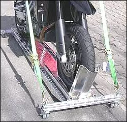 'Stand´n Move' Rangierhilfe - Rangiersystem für Motorräder von MotoMove Bild: 'Stand´n Move' Rangierhilfe - Rangiersystem für Motorräder von MotoMove