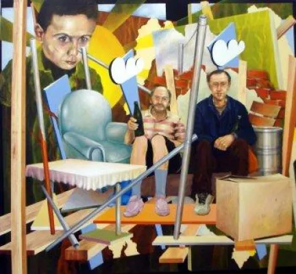 METULCZKI - Der Biermaler im Kunstverein Kulmbach Bild: METULCZKI - Der Biermaler im Kunstverein Kulmbach