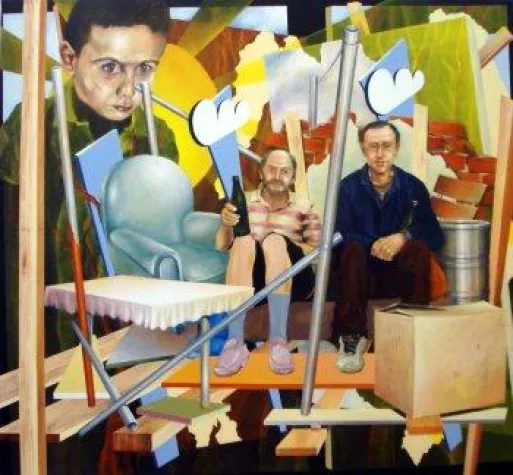 METULCZKI - Der Biermaler im Kunstverein Kulmbach Bild: METULCZKI - Der Biermaler im Kunstverein Kulmbach