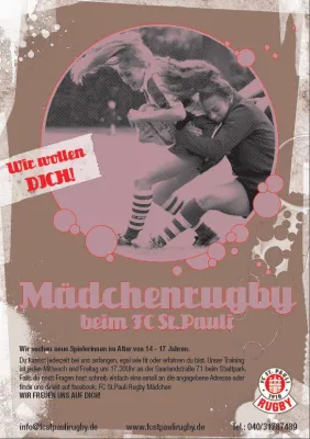 Bild: Dreckige Knie und Nagellack: St. Pauli will die erste Mädchenrugbymannschaft des Nordens gründen