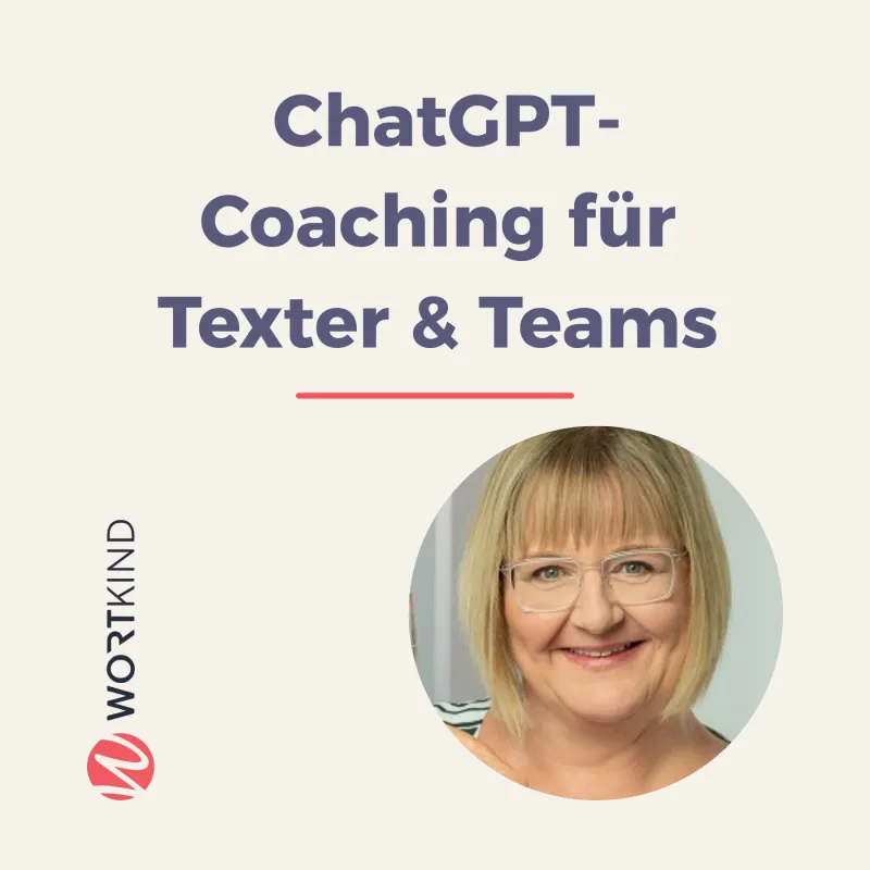 KI-Coaching für Texter – ChatGPT im Schreiballtag sicher und effizient nutzen lernen (© Fotoprofile Katrin Bernhard)