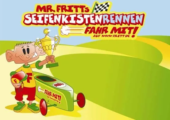 Bild: 50. Berliner Seifenkisten Derby 2009 –MR. FRITTS Seifenkistenrennen