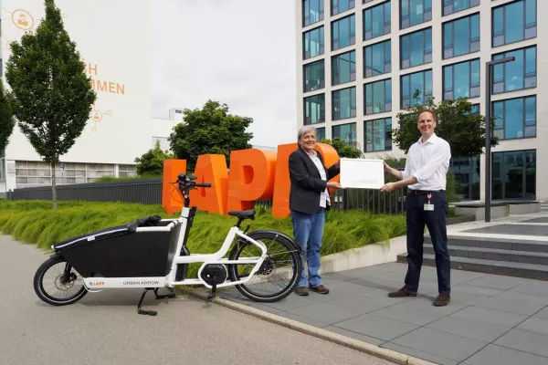 Bild: LAPP ist "Fahrradfreundlicher Arbeitgeber"