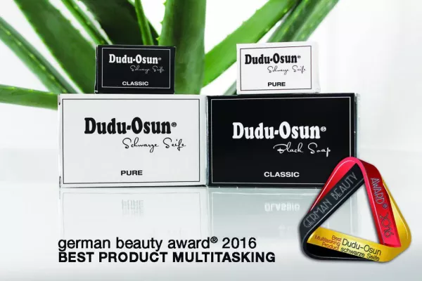 Bild: german beauty award® 2016 für Dudu-Osun® - die „Alleskönnerin“