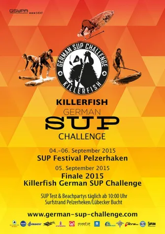 Bild: Finale der Killerfish German SUP Challenge 2015 beim SUP Festival Pelzerhaken