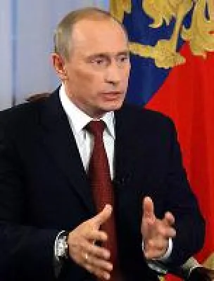 Bild: Wladimir Putin spricht von "mörderischem Bruderkrieg"