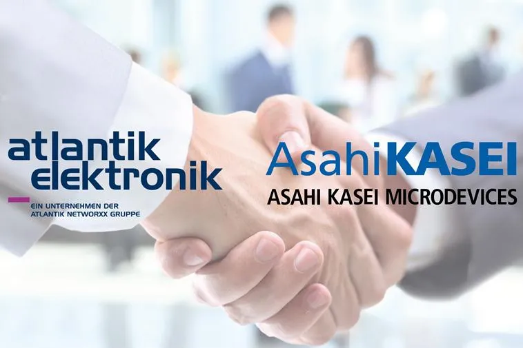 Atlantik Elektronik und Asahi Kasei Microdevices erweitern Kooperation um die BeNeLux Region Bild: Atlantik Elektronik und Asahi Kasei Microdevices erweitern Kooperation um die BeNeLux Region