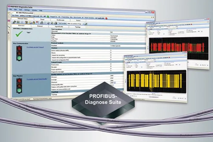 PROFIBUS-Diagnose Suite 2.10 mit erweitertem Funktionsumfang Bild: PROFIBUS-Diagnose Suite 2.10 mit erweitertem Funktionsumfang