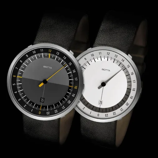 Bild: NEUHEIT - Botta Design präsentiert die 24 Stunden-Version der Einzeigeruhr UNO