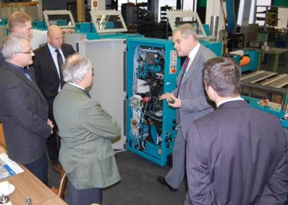 Open-House - EDELMANN GRAPHICS präsentierte schmalbahnige Rollen-Offset-Druckmaschine vor Auslieferung Bild: Open-House - EDELMANN GRAPHICS präsentierte schmalbahnige Rollen-Offset-Druckmaschine vor Auslieferung