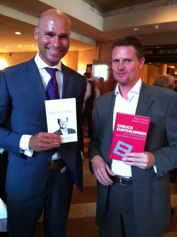 Bild: Roger Rankel und Mario Arend treffen sich beim Kölner Wissensforum