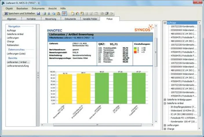 Intelligentes MES-Informationswerkzeug für schnelle Datentransparenz: Der Syncos Focus Bild: Intelligentes MES-Informationswerkzeug für schnelle Datentransparenz: Der Syncos Focus